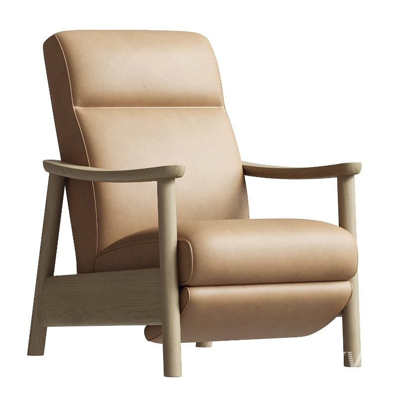 Domingo Vegan Leather Accent Chair - Image 1