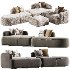 Luzaro Royalty Sectional Sofa 2 - Thumbnail 1