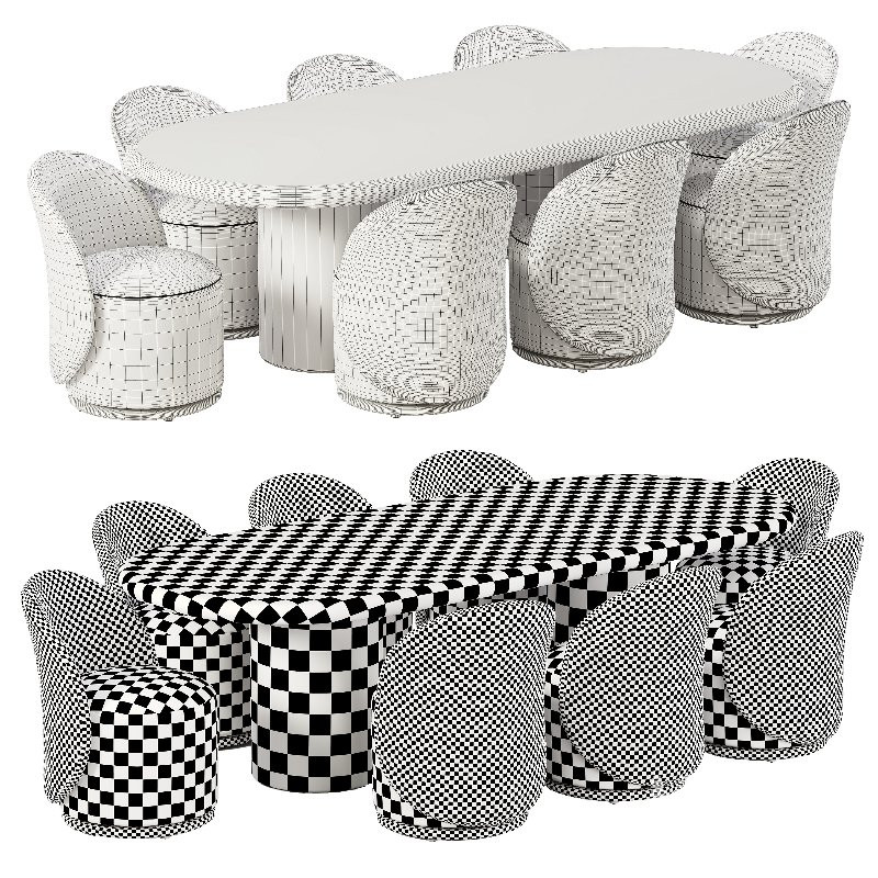 Quaid Outdoor Woven & Upholstered Dining Chair and Poole Outdoor Dining Table - Image 5