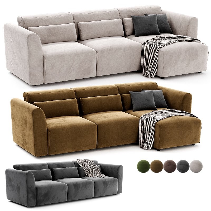 Sofa Lares 3 Plazas Con - Image 4