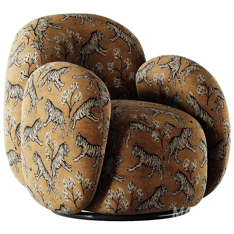 Swivel chair Teop Cozy Milk - Image 1