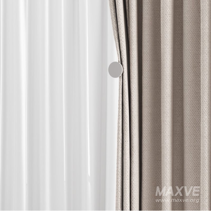 Silk and Cotton Curtain Set 89 - Image 3