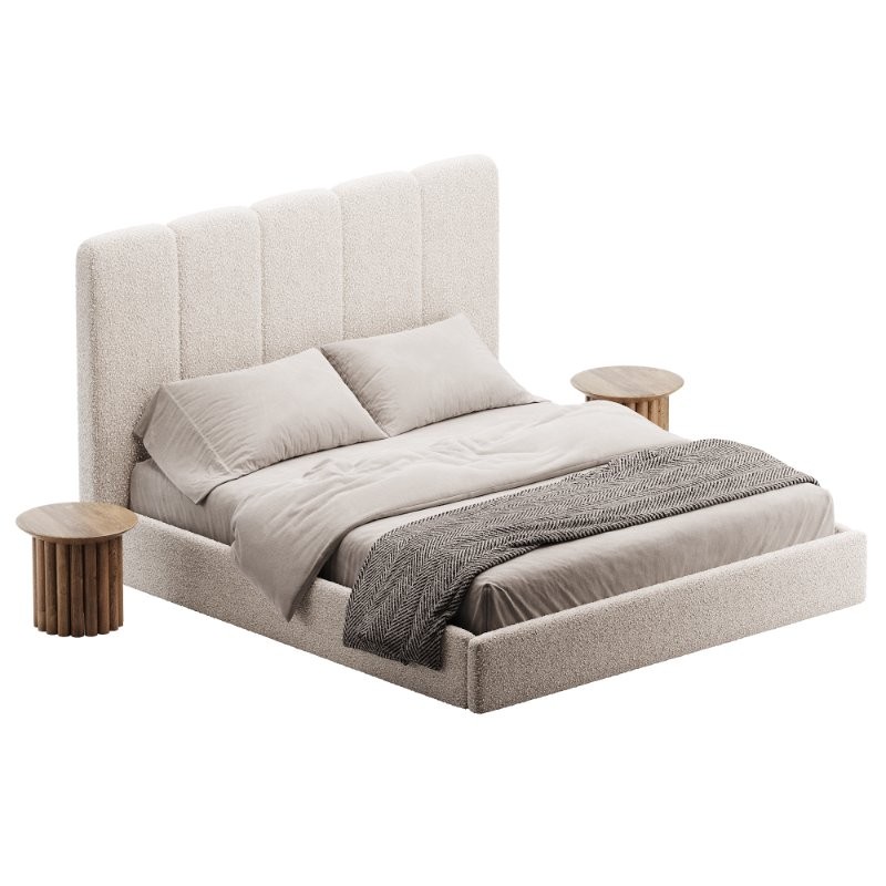 Palani Boucle Bed Cream - Image 4