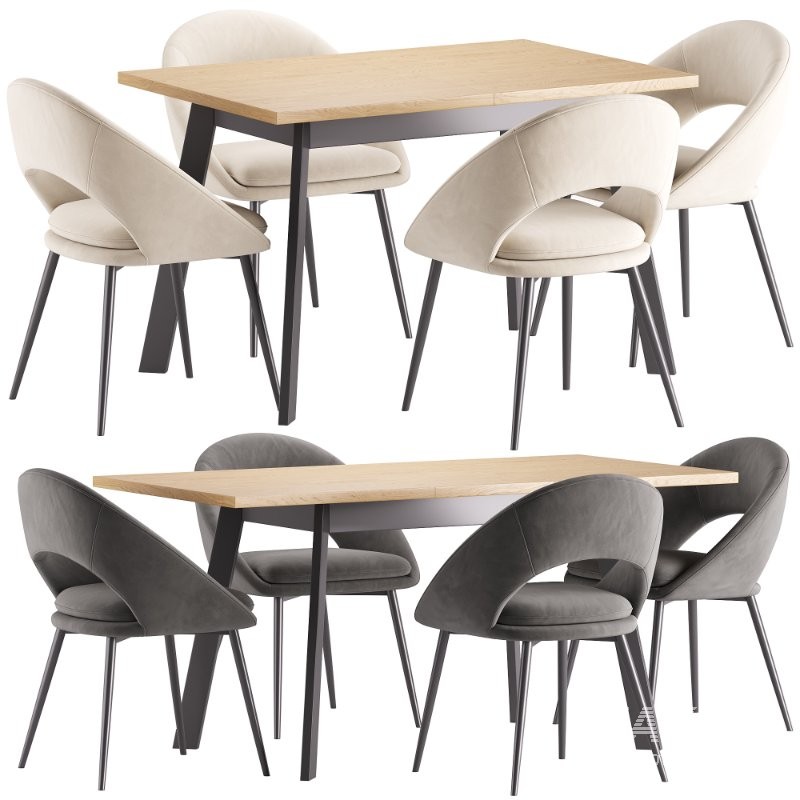 Avery Chair and Avalon Table - Image 1