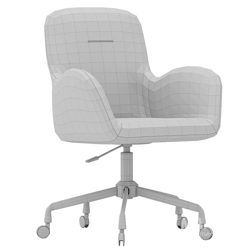 Office chair Frey Textile Beige - Image 6