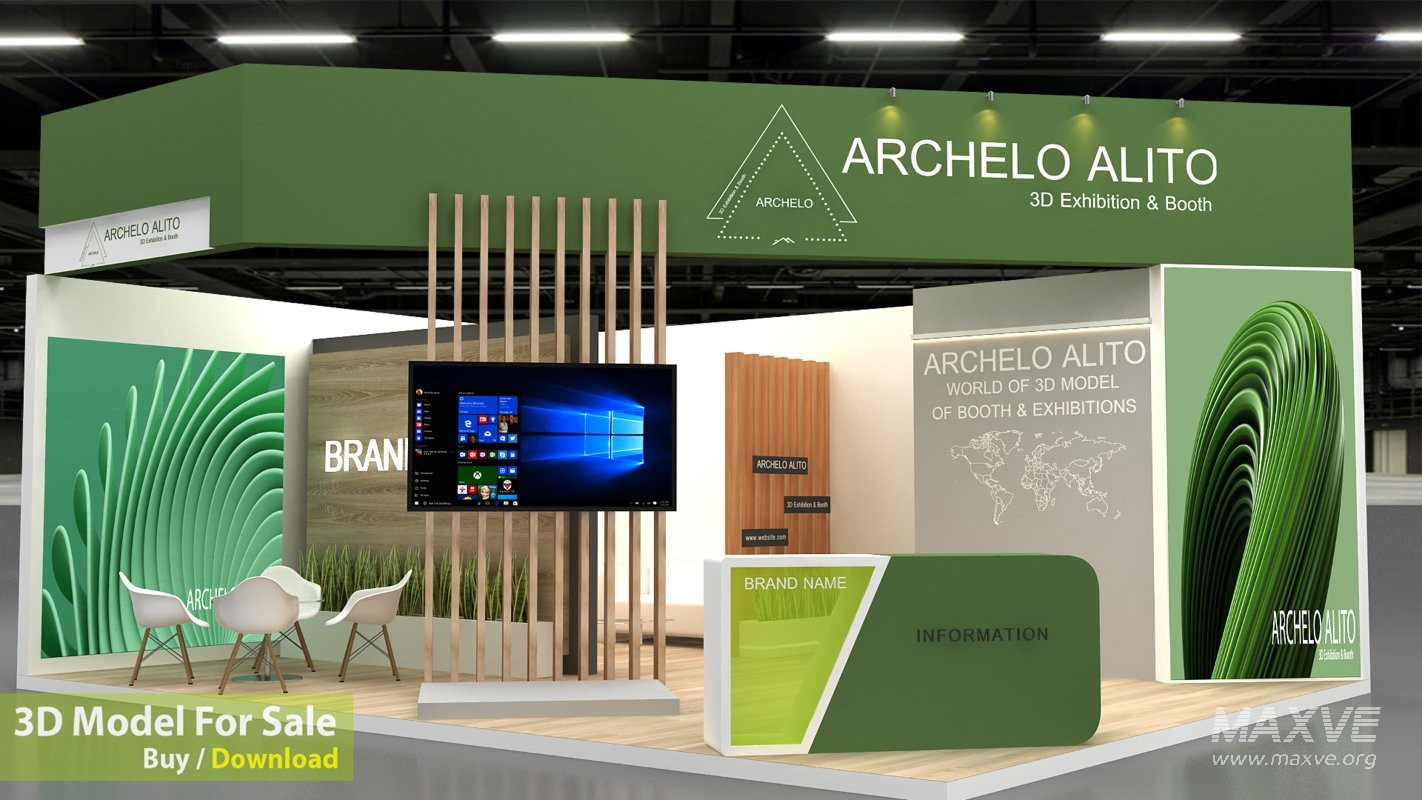 stall 3d model - Image 5