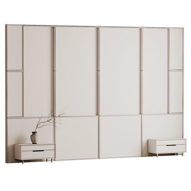 Headboard wood 3d wall panel 5 - Image 4