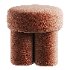 red pouf - Thumbnail 1