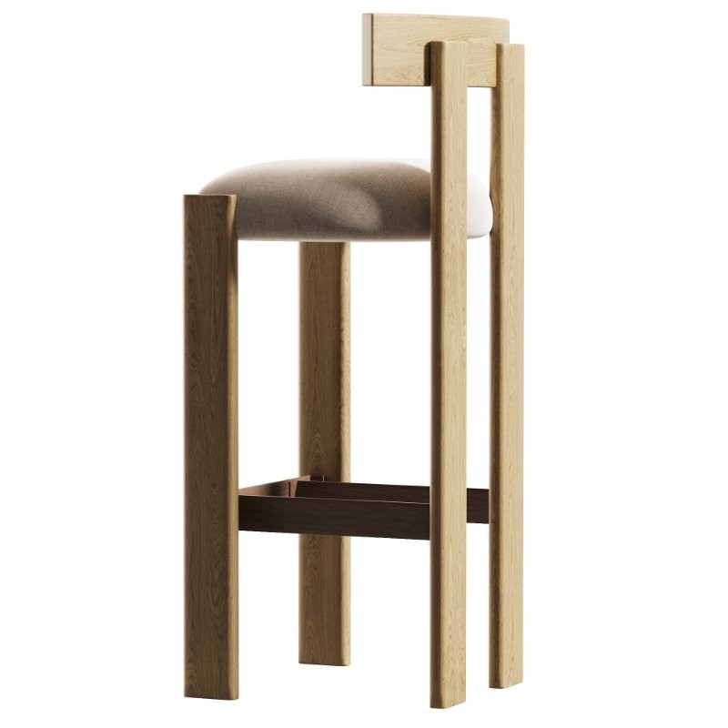 Bar stool Loc by Stahl and Band - Image 4