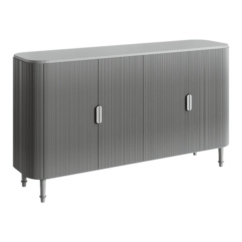 Modern Sideboard Buffet Black - Image 2