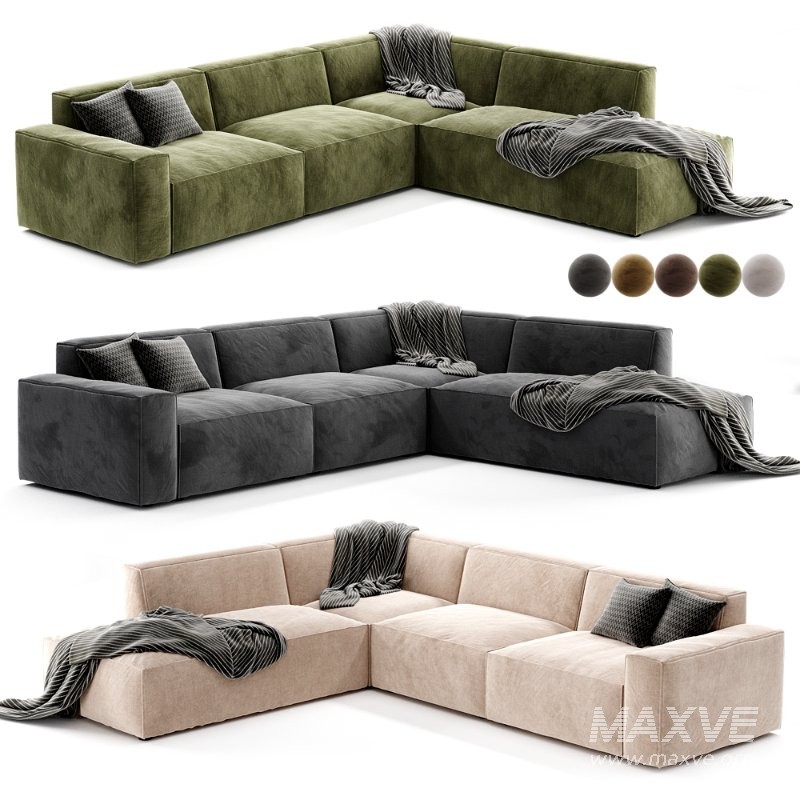 Jonathan Extended Side Chaise Corner Sofa - Image 3