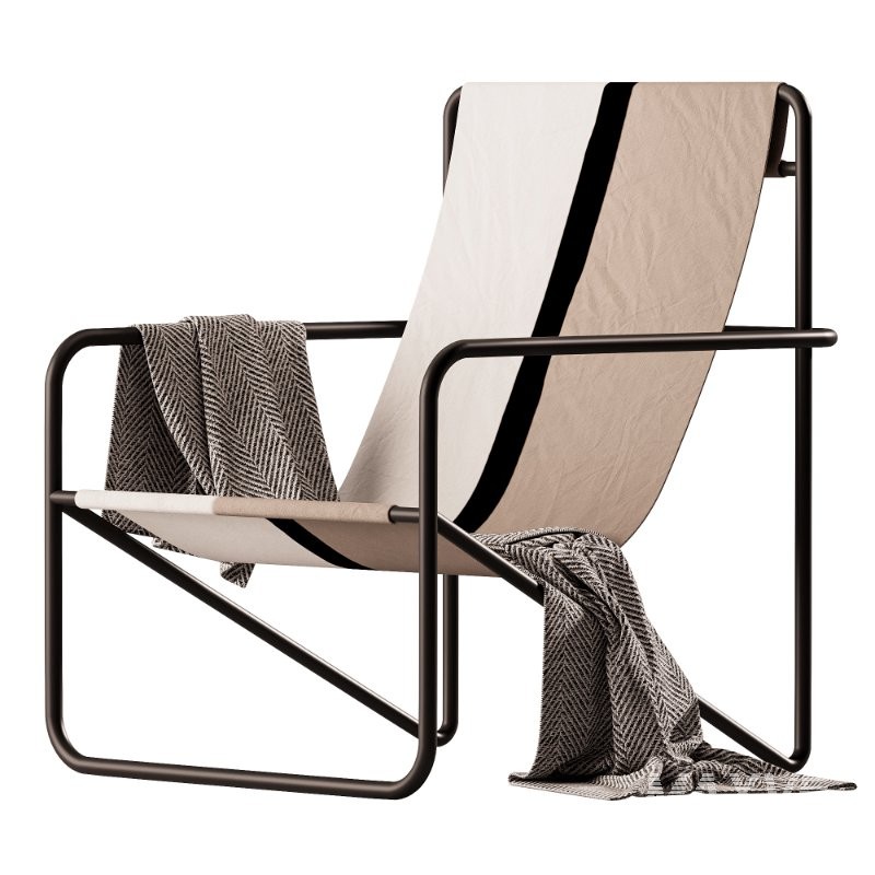 Ferm Living Desert Lounge Chair – Soil - Image 2