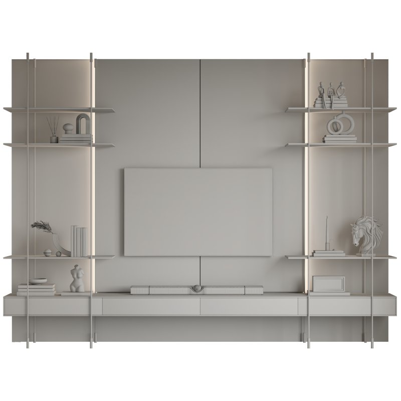 TV Wall-Set 05 - Image 1