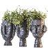 Concrete Pot Plant Set 04 - Thumbnail 2