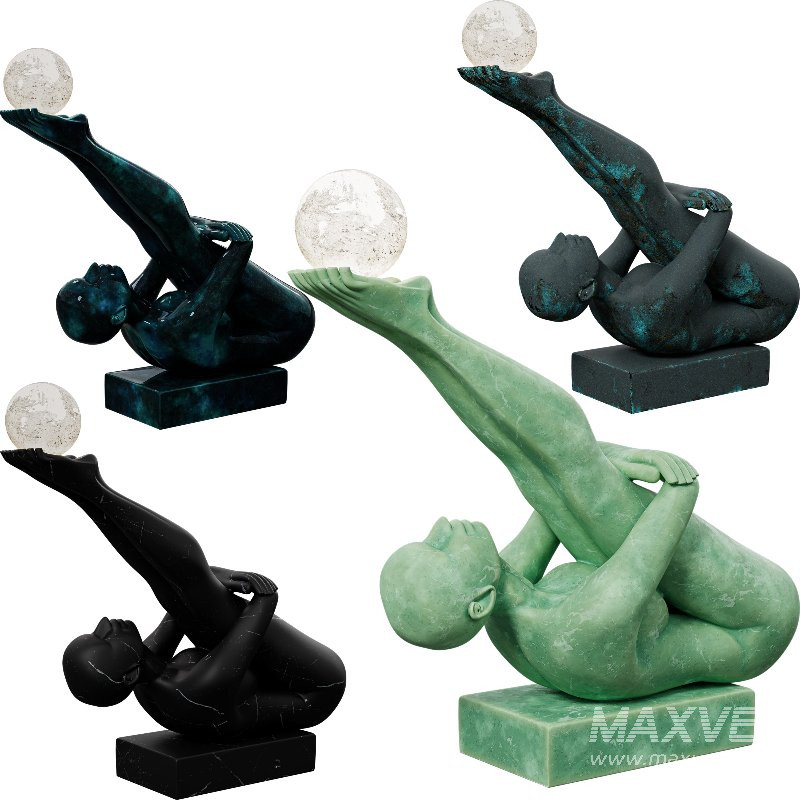 Balancing Human Figure with Light Sphere - Image 4