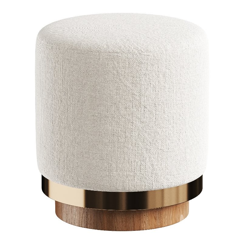 stool red pouf - Image 2