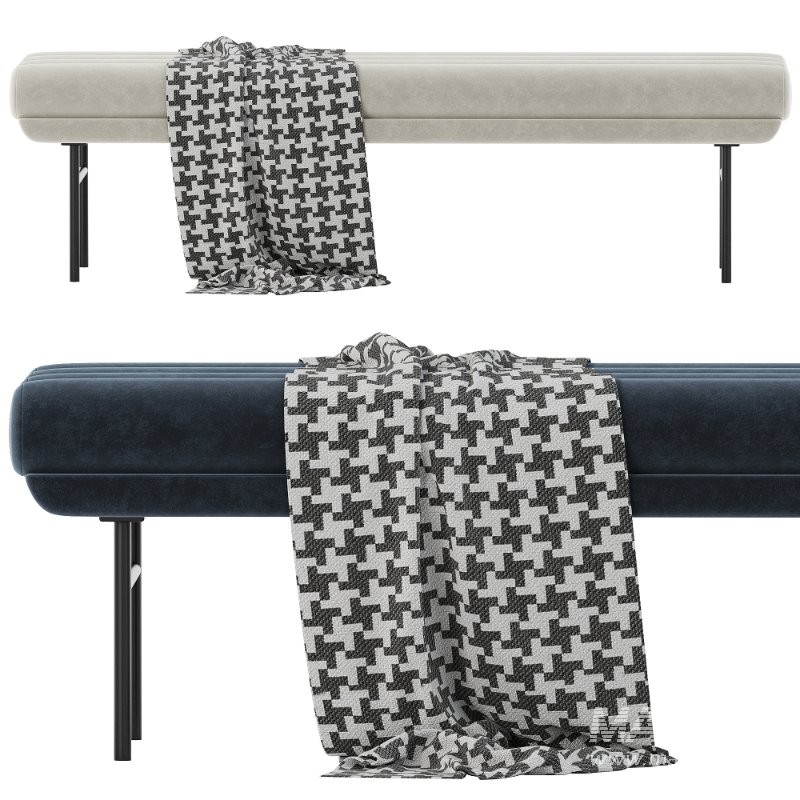 Pan Flute Bench by Saba Italia - Image 2