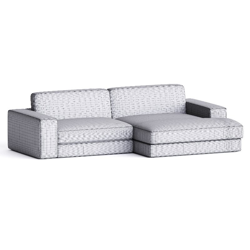leonard pink sofa - Image 1