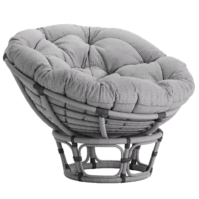 Rattan Papasan Chair - Image 4