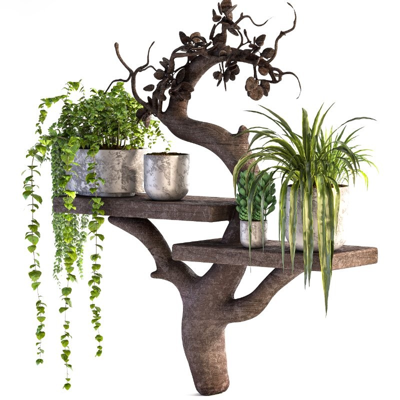 Wooden Shelf Planter - Image 4