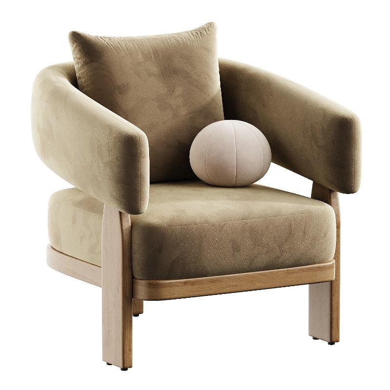 kavala teak lounge chair - Image 2