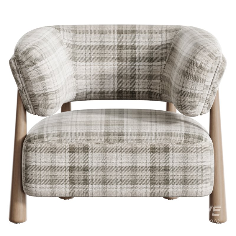 Dolores Stone Cream Fabric Occasional Chair - Image 8