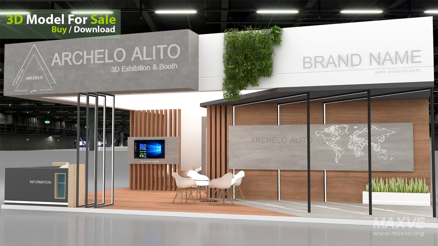 exhibition 3d model - Image 1