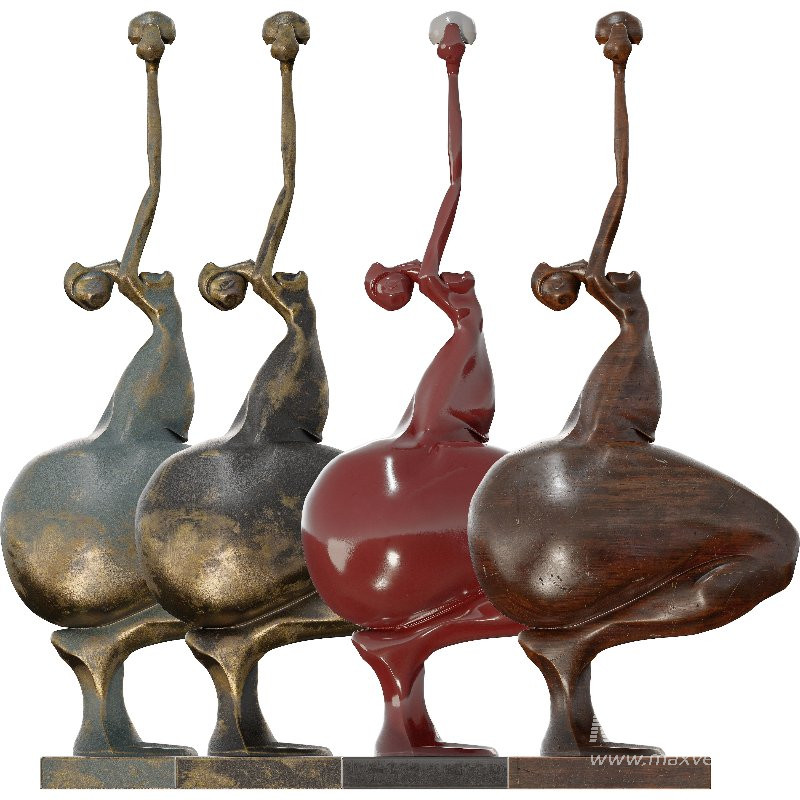 Abstract Human Form Sculpture - Image 3