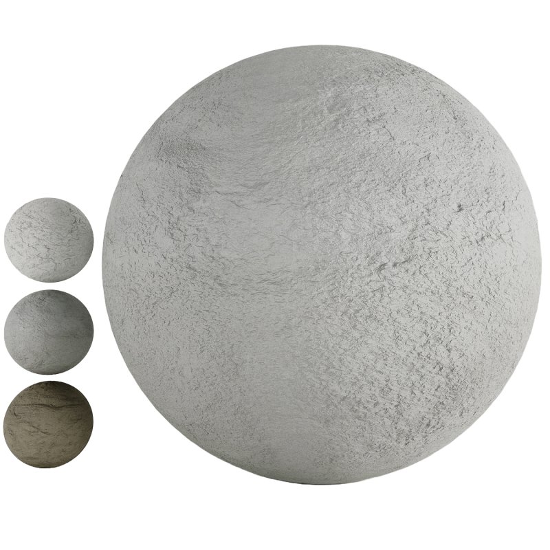 Concrete Wall Plastered - Image 1