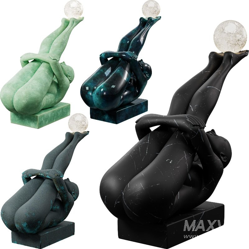 Balancing Human Figure with Light Sphere - Image 2