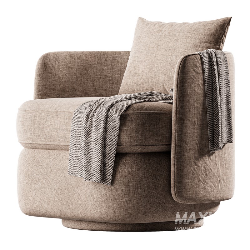 Swivel chair Dandy beige - Image 2