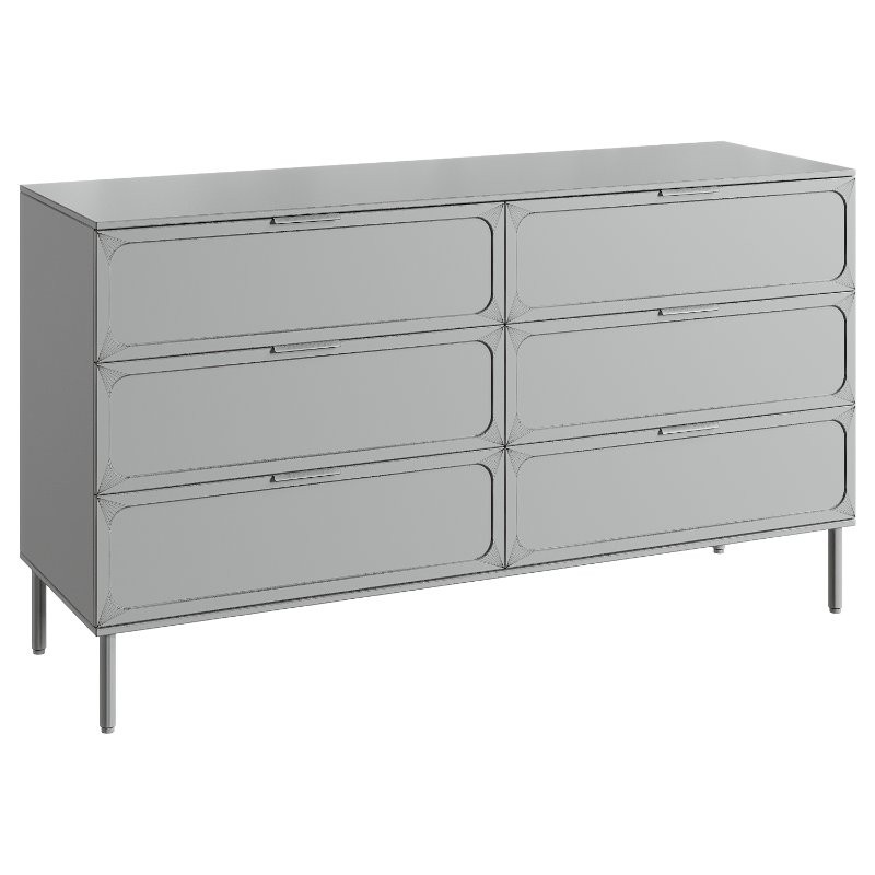 Ida Woven 6-Drawer Dresser - Image 2