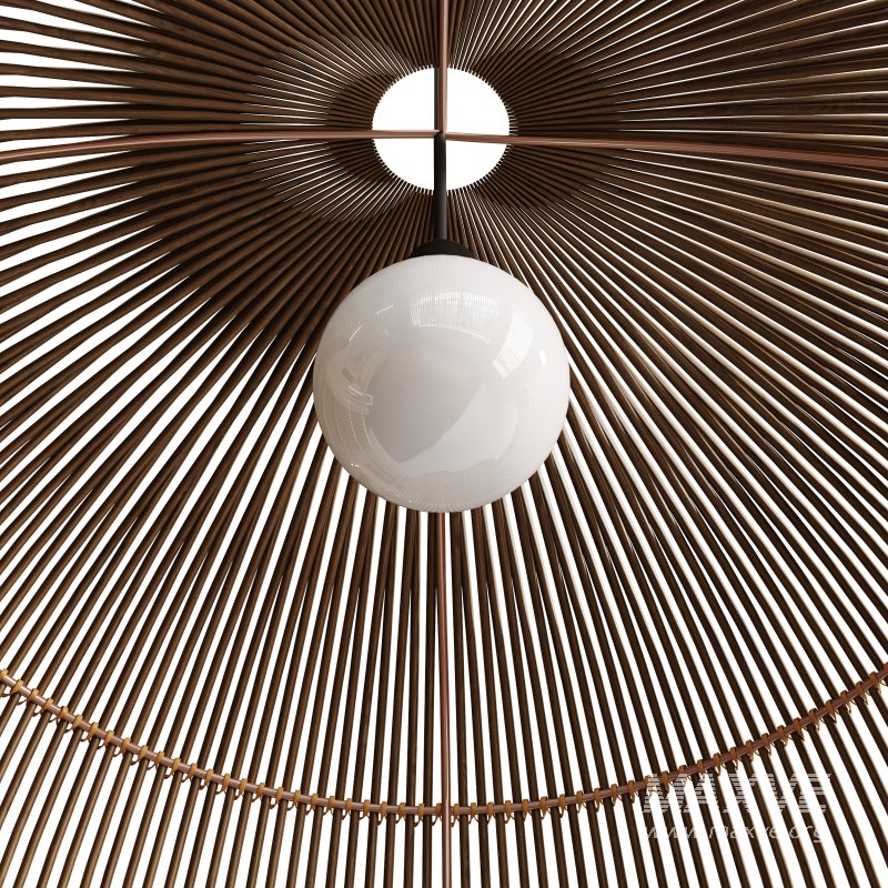 Nordic Chandelier Bamboo Hanging Lamps - Image 7