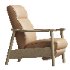 Domingo Vegan Leather Accent Chair - Thumbnail 4