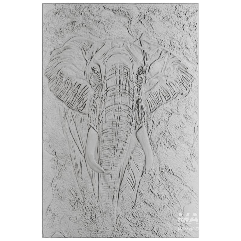 Decorative panel elephant - Image 4