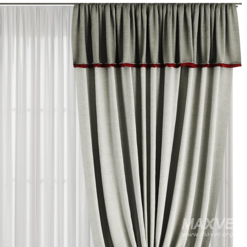 Silk and Cotton Curtain Set 94 - Image 3