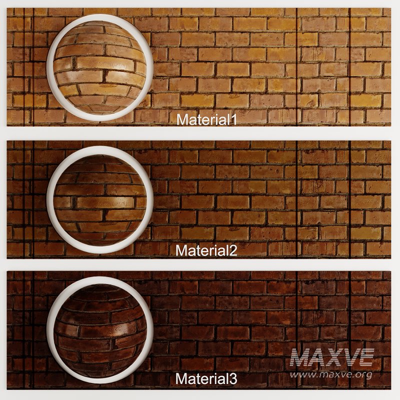 Brown Brick Wall - Image 1