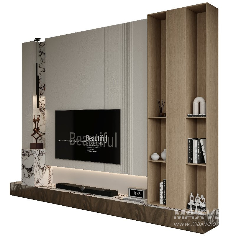 TV Wall-Set 08 - Image 1