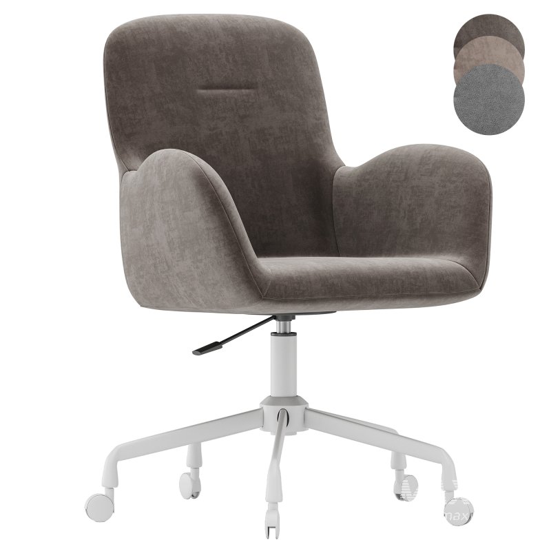 Office chair Frey Textile Beige - Image 2
