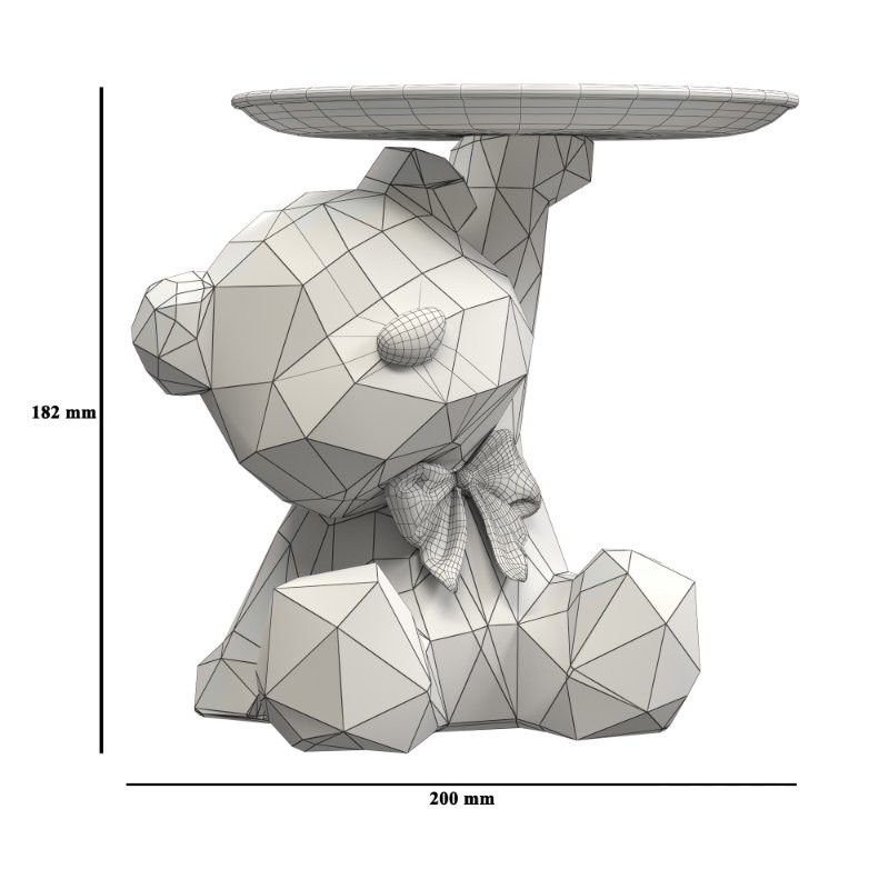 resin bear storage tray - Image 6