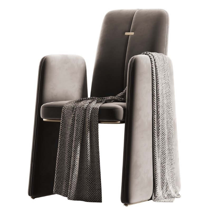 HOTHING YUPPIES Leather chair with armrests - Image 4