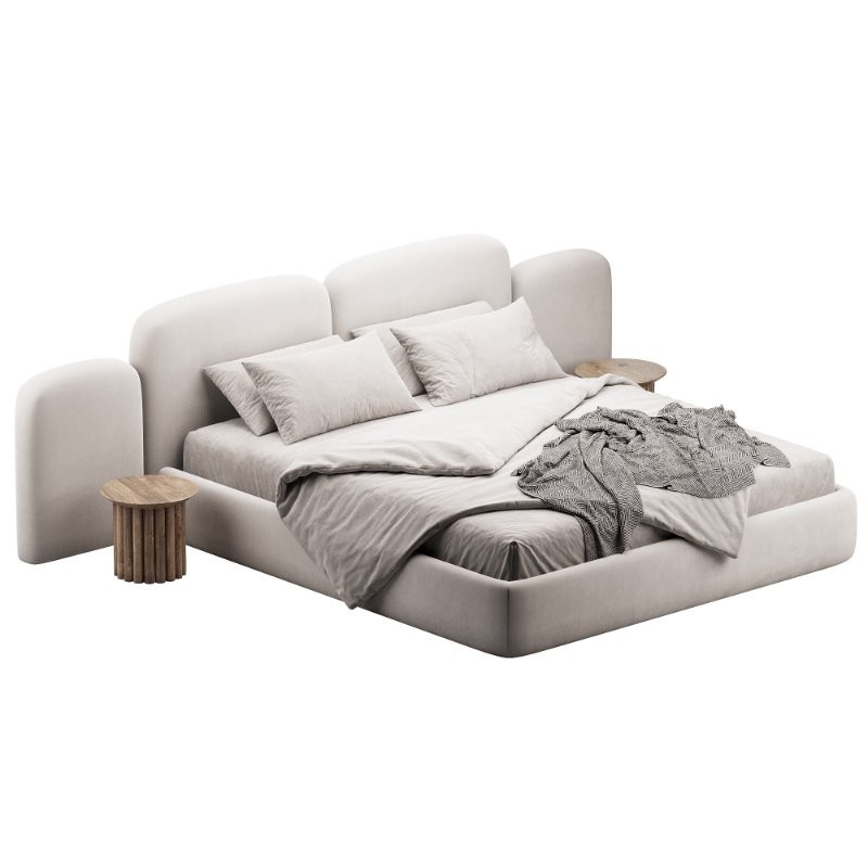 Queen Modern Odasi Takimi Bed by Evmoda - Image 2