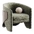 finn dove grey armchair - Thumbnail 1