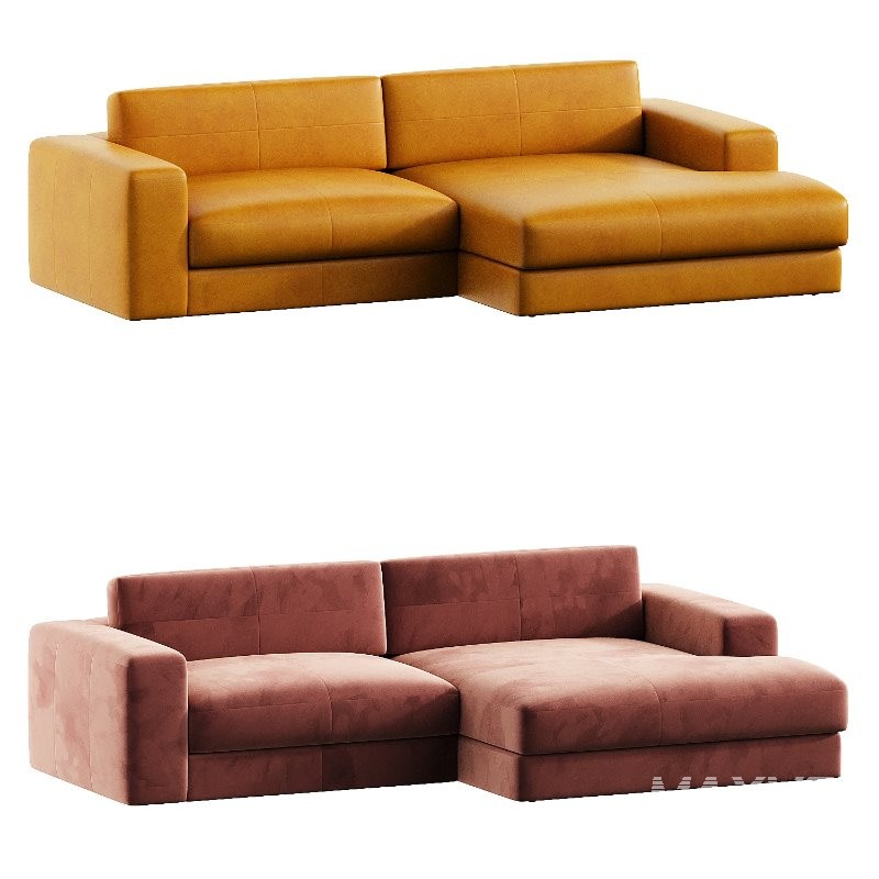 leonard leather sofa - Image 2