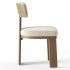 Isadora Isabelline White Fabric Dining Chair - Thumbnail 4