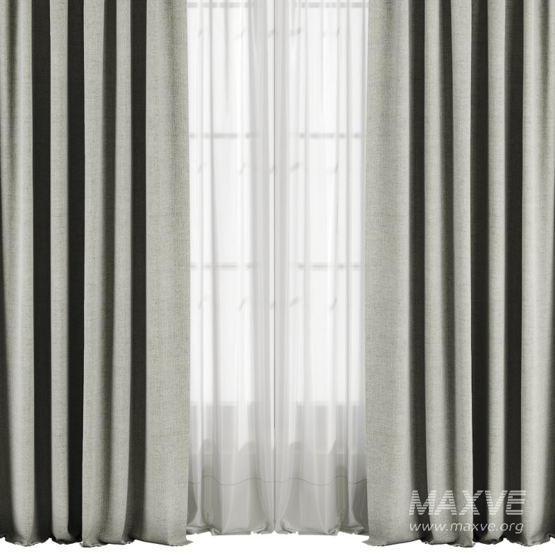 Silk and Cotton Curtain Set 93 - Image 4