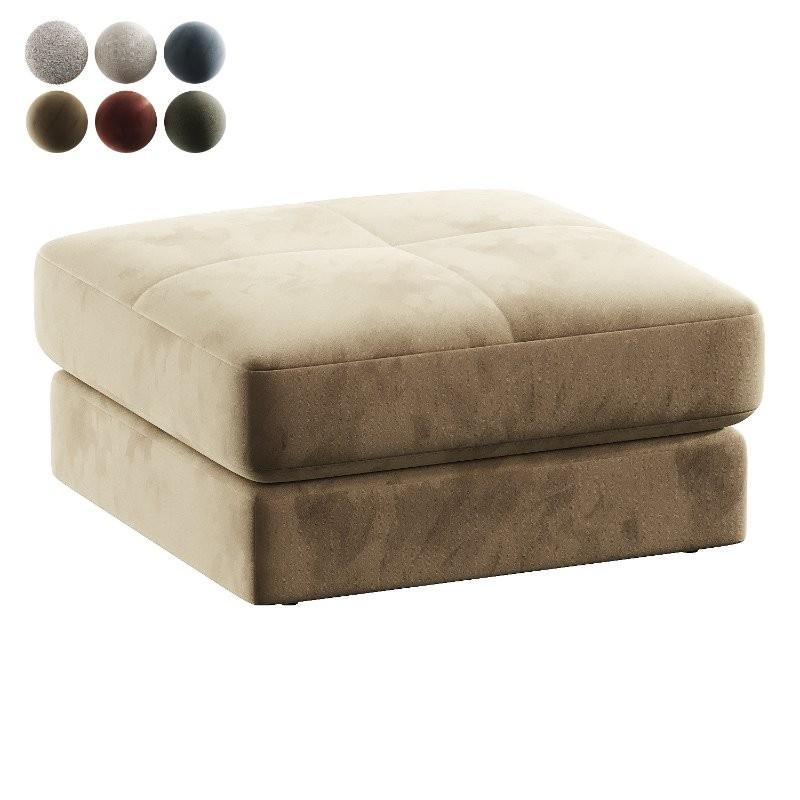 leonard pouf brown - Image 4