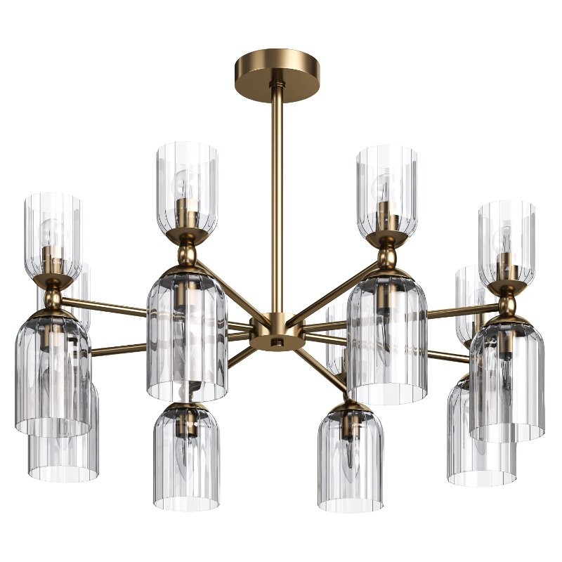 Ceiling chandelier on a rod Lumion KASSIA - Image 1