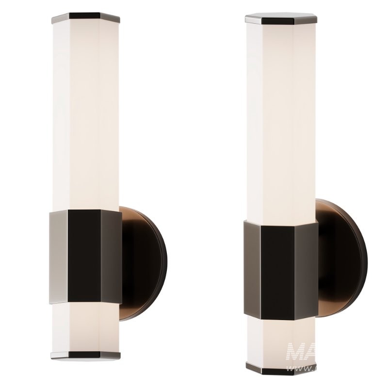 Contemporary Hexagon LED Bath Sconce - Image 5