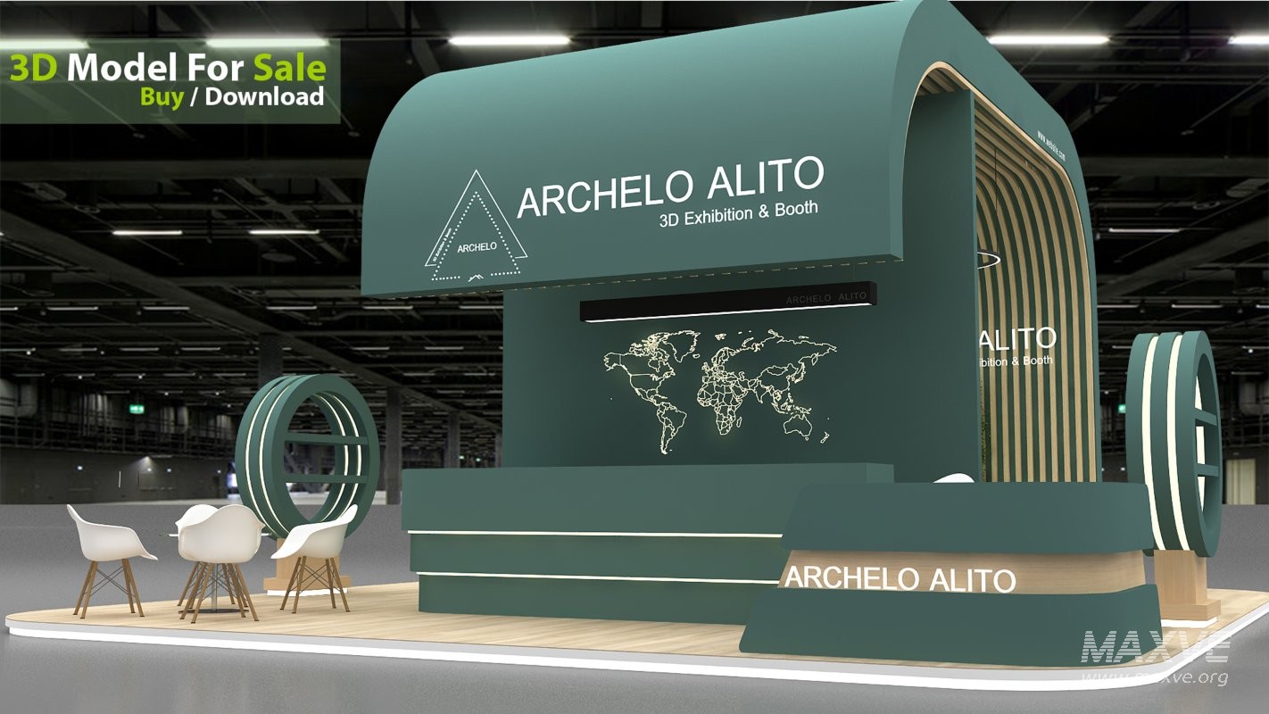 minimal booth exhibition - Image 3